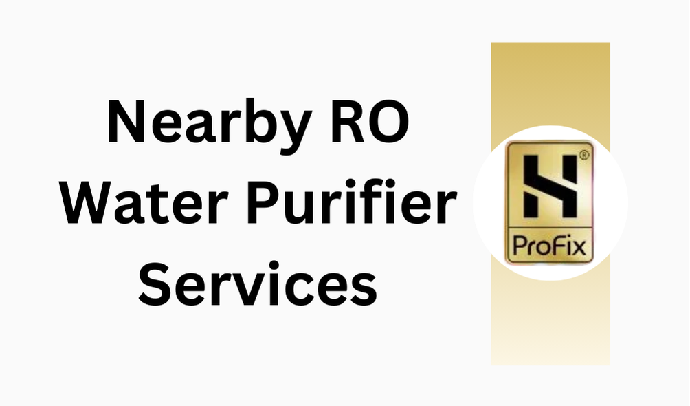 Nearby RO Water Purifier Services
